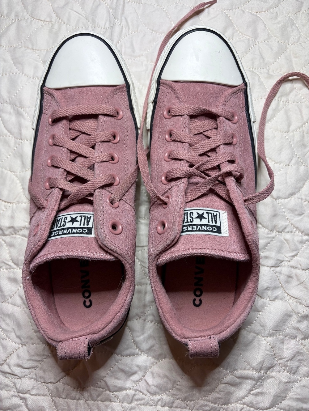 Converse Chuck Taylor All Star Classic Low Top Pink Suede Sneakers